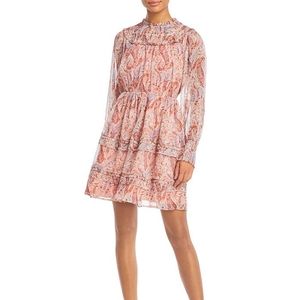 Aqua Bloomingdale Collection Paisley Print Dress